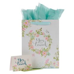 You Are Loved Large Gift Bag with Card