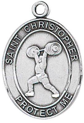 St. Christopher Sports Medal-Weightlifting