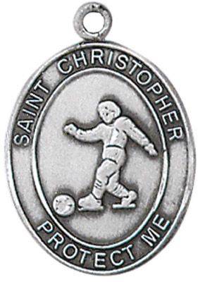 St. Christopher Sports Medal-Soccer